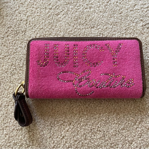 Vintage Juicy Couture Pink Velour Bag - Picture 14 of 16